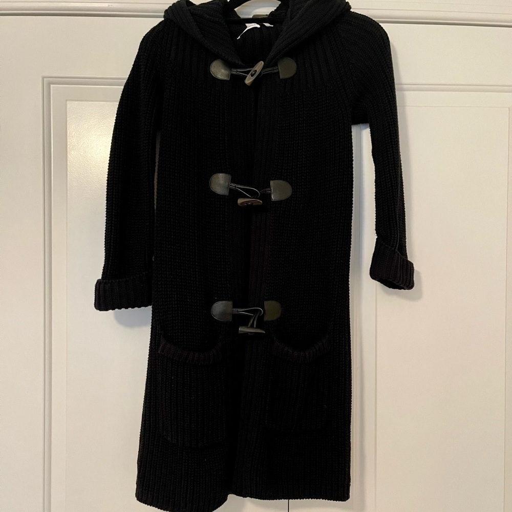 525 America hooded cotton heavyweight cardigan